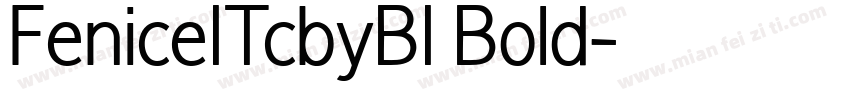 FeniceITcbyBI Bold字体转换